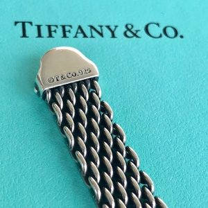 Vintage Tiffany & Co Silver Mesh Bracelet